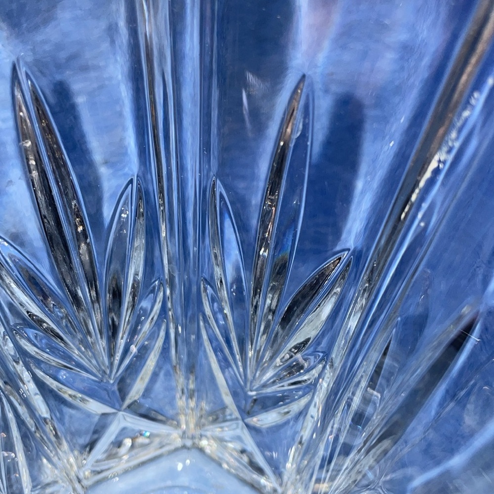 Vintage Crystal Vase.  Cut Glass.  24% Lead Crystal. - Picture 8 of 8